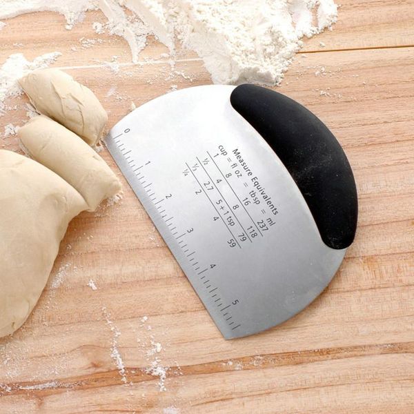 stainless steel dough cutter diy kitchen baking pastry tools pizza scraper with measurement &
stainless steel dough cutter diy kitchen baking pastry tools pizza scraper with measurement &