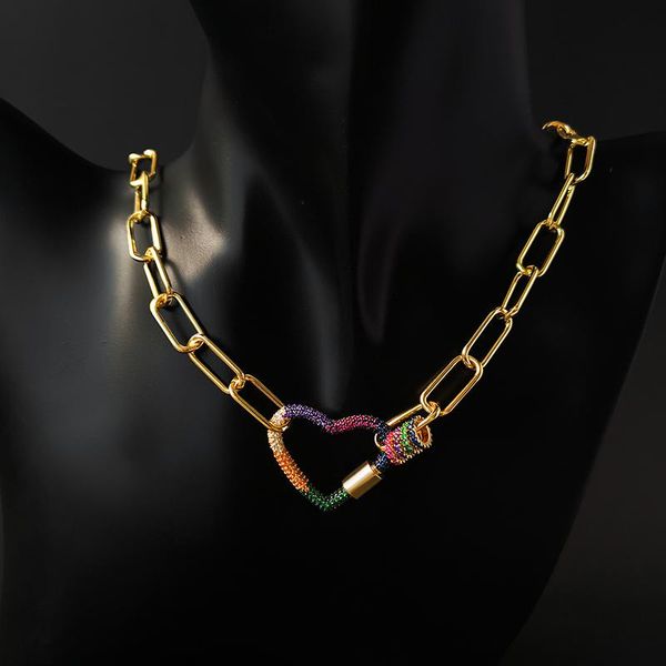 chains s925 sterling silver rainbow heart necklace female interlocking golden love lock bohemian jewelry birthday gift
chains s925 sterling silver rainbow heart necklace female interlocking golden love lock bohemian jewelry birthday gift