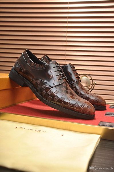 mm 2022 new genuine leather men's designer dress shoes handmade office business wedding blue black luxury lace up formal oxfords mens s