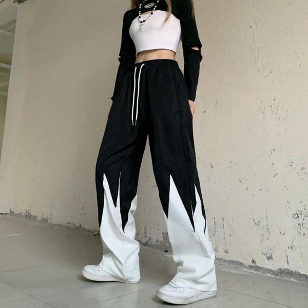 women's pants & capris graffiti denim women men streetwear black woman jeans trousers, Black;white
women's pants & capris graffiti denim women men streetwear black woman jeans trousers, Black;white