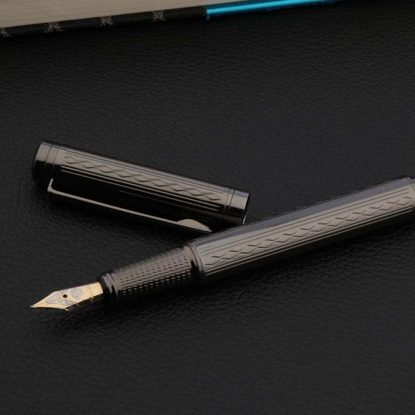 brand metal wingsung fountain pen wave gun gray luxury 0.5mm nib office school supplies ink pens for writing
brand metal wingsung fountain pen wave gun gray luxury 0.5mm nib office school supplies ink pens for writing