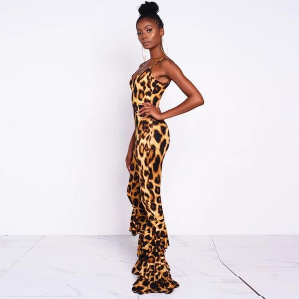 women's jumpsuits & rompers women spaghetti straps leopard bell bottom ruffles print playsuit boot cut streetwear backless sexy, Black;white
women's jumpsuits & rompers women spaghetti straps leopard bell bottom ruffles print playsuit boot cut streetwear backless sexy, Black;white