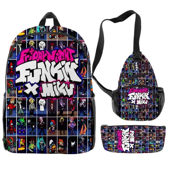 backpack friday night funkin 3pcs/set lapchest bag men oxford waterproof travel students schoolbag
backpack friday night funkin 3pcs/set lapchest bag men oxford waterproof travel students schoolbag