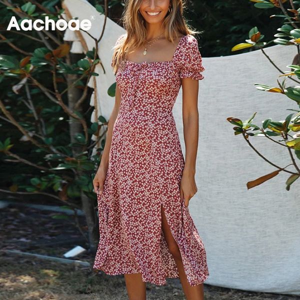 elegant summer dress floral print lady midi dresses front split puff sleeve vintage dress women vestido de mujer 2021, Black;white
elegant summer dress floral print lady midi dresses front split puff sleeve vintage dress women vestido de mujer 2021, Black;white