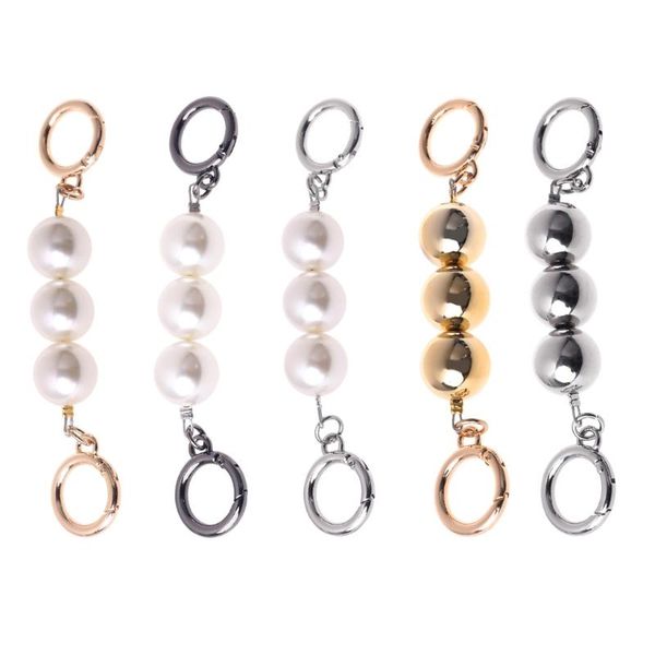 bag parts & accessories strap extender artificial pearl replacement chain for purse clutch handbag (5.1 inch/ 13 cm), Black
bag parts & accessories strap extender artificial pearl replacement chain for purse clutch handbag (5.1 inch/ 13 cm), Black