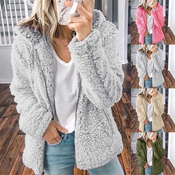 autumn winter teddy coat women faux fur coat teddy bear jacket thick warm fake fleece jacket fluffy jackets overcoat#f3 211019, Black
autumn winter teddy coat women faux fur coat teddy bear jacket thick warm fake fleece jacket fluffy jackets overcoat#f3 211019, Black