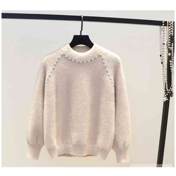 korean sweet style spring arrival fashion solid color beaded diamond imitation mohair sweater female lantern sleeve sweater, White
korean sweet style spring arrival fashion solid color beaded diamond imitation mohair sweater female lantern sleeve sweater, White