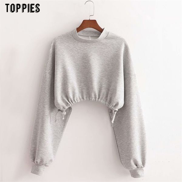 woman cropped sweatshirts gray lantern sleeve pullovers young fashion sweat-shirts female short 210421, Black
woman cropped sweatshirts gray lantern sleeve pullovers young fashion sweat-shirts female short 210421, Black