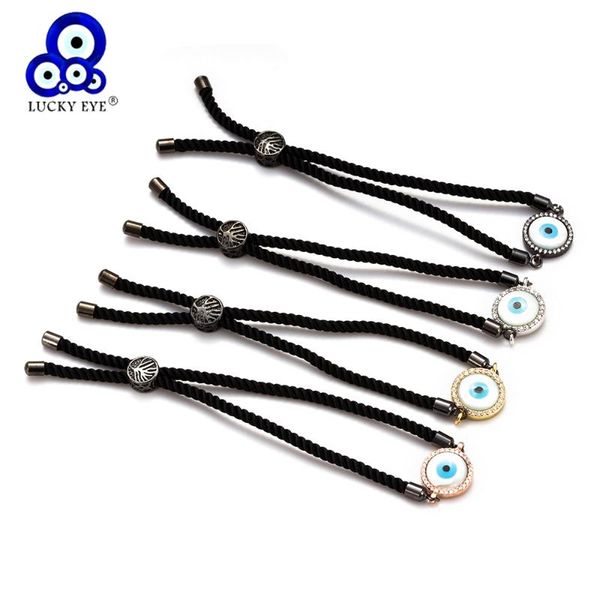 charm bracelets lucky eye shell cz stone charms bracelet evil string couple for women men adjustable jewelry ey5344, Golden;silver
charm bracelets lucky eye shell cz stone charms bracelet evil string couple for women men adjustable jewelry ey5344, Golden;silver