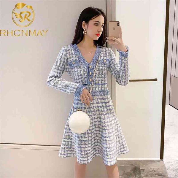 fashion korean autumn womens dress plaid v collar slim long sleeves tassels knitted dresses 210520, Black;gray
fashion korean autumn womens dress plaid v collar slim long sleeves tassels knitted dresses 210520, Black;gray