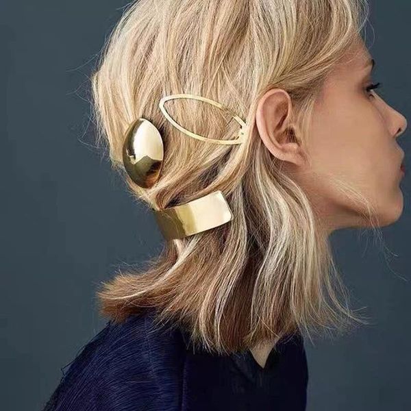hair clips & barrettes 2021 design geometric glossy gold silver color metal eggshell hairgrips for women girls party hairwear, Golden;silver
hair clips & barrettes 2021 design geometric glossy gold silver color metal eggshell hairgrips for women girls party hairwear, Golden;silver