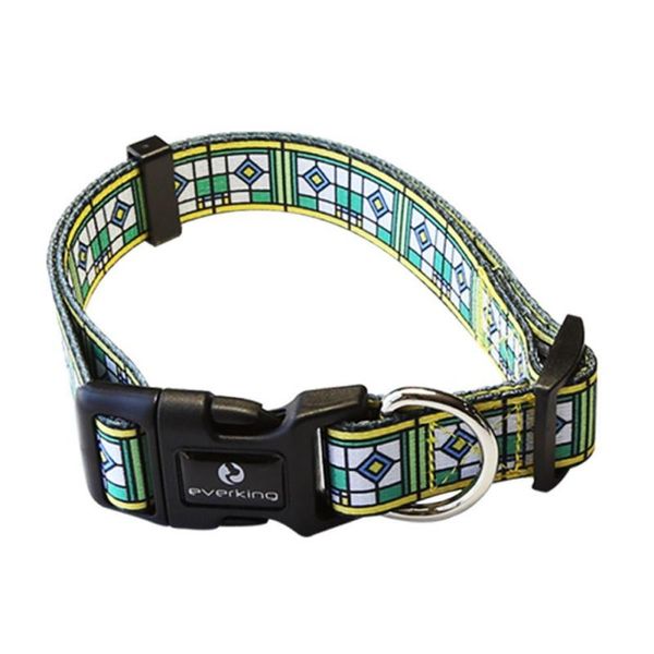 dog collars & leashes pet fashion collar printed polyester necklace with leash ring adjustbale for outdoor walking accessories
dog collars & leashes pet fashion collar printed polyester necklace with leash ring adjustbale for outdoor walking accessories
