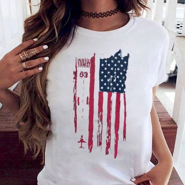 flag print t-shirt female 2021 casual independence day summer retro women's t-shirts with short sleeve tee shirt adult, White
flag print t-shirt female 2021 casual independence day summer retro women's t-shirts with short sleeve tee shirt adult, White