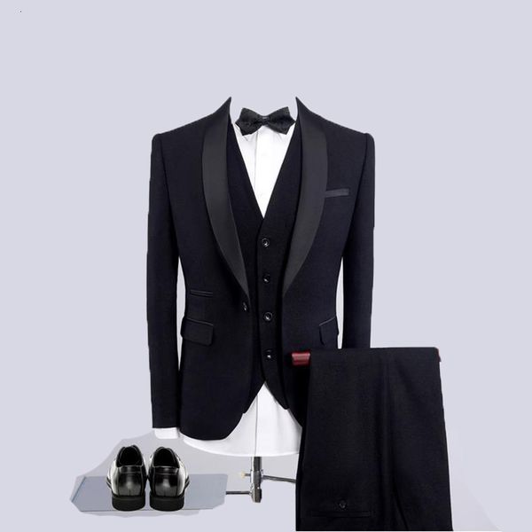 men's suits & blazers (jacket+vest+pants) black slim fit wedding blazer business mens formal wear casual, White;black
men's suits & blazers (jacket+vest+pants) black slim fit wedding blazer business mens formal wear casual, White;black