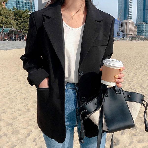 women's suits & blazers ly varey lin spring autumn women vintage single breasted notched long sleeve office lady buttons solid khaki su, White;black
women's suits & blazers ly varey lin spring autumn women vintage single breasted notched long sleeve office lady buttons solid khaki su, White;black