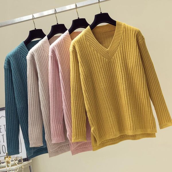 women's sweaters fashion v neck sweater women winter casual knitted pullover autumn solid long sleeve cashmere jumper pull femme, White;black
women's sweaters fashion v neck sweater women winter casual knitted pullover autumn solid long sleeve cashmere jumper pull femme, White;black