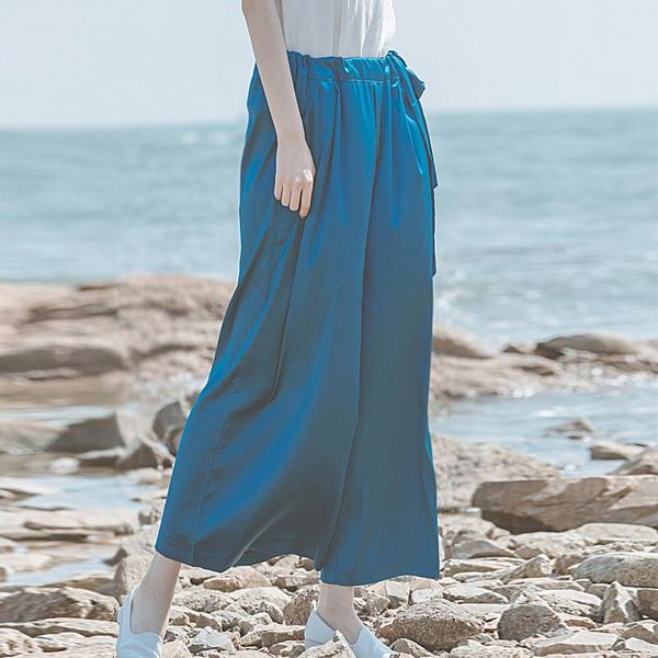 women's pants & capris qpfjqd ladies silk fabrics trousers retro 2021 summer autumn chinese style soft cool women wide leg belt loose l, Black;white
women's pants & capris qpfjqd ladies silk fabrics trousers retro 2021 summer autumn chinese style soft cool women wide leg belt loose l, Black;white