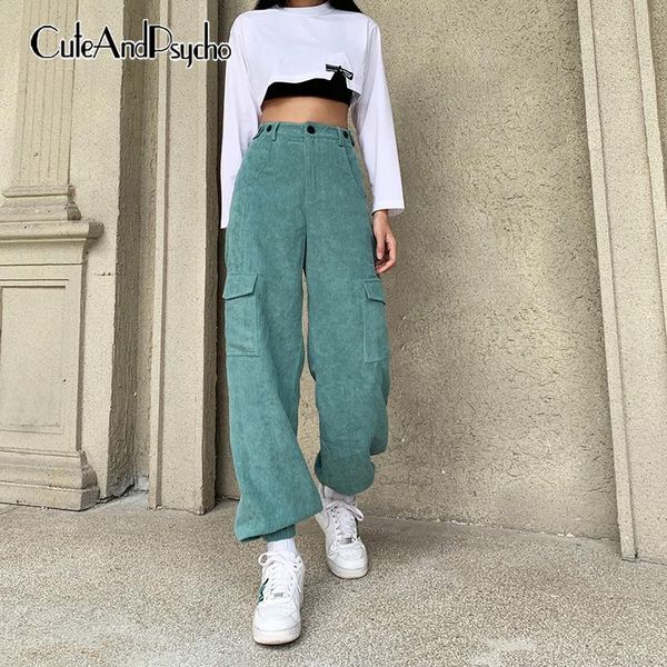 women's pants & capris casual oversized green corduroy y2k women harajuku streetwear cargo high waist wide leg loose trousers cuteandps, Black;white
women's pants & capris casual oversized green corduroy y2k women harajuku streetwear cargo high waist wide leg loose trousers cuteandps, Black;white