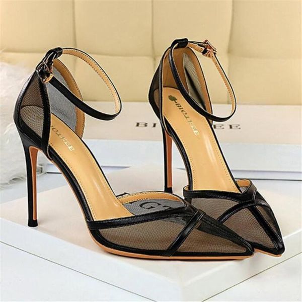 women's sandals mesh hollow shoes wedding pointed 12cm stilettos 3-11 12 bbzai dress, Black
women's sandals mesh hollow shoes wedding pointed 12cm stilettos 3-11 12 bbzai dress, Black