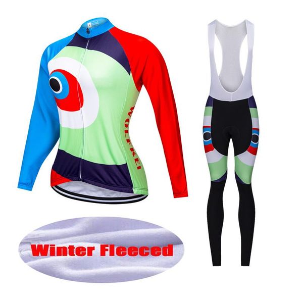 racing sets winter thermal fleece cycling jersey set for women and tight bib kit gel pad team road clothing ciclismo bicycle, Black;blue
racing sets winter thermal fleece cycling jersey set for women and tight bib kit gel pad team road clothing ciclismo bicycle, Black;blue