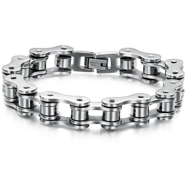 men biker bicycle motorcycle chain bracelet bangle punk titanium steel jewelry fashion trendy link,, Black
men biker bicycle motorcycle chain bracelet bangle punk titanium steel jewelry fashion trendy link,, Black