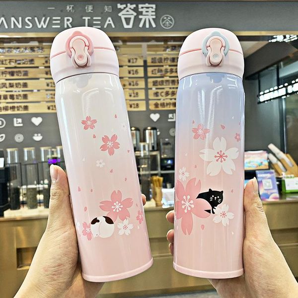 water bottles the gradient color flower cat keep-warm glass shells cover portable stainless steel cup cartoon cute men and women
water bottles the gradient color flower cat keep-warm glass shells cover portable stainless steel cup cartoon cute men and women