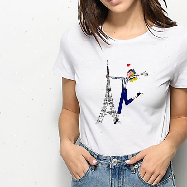 summer womens t shirt lively lovely female print tales of paris fascinating fashion funny harajuku graceful vintage, White
summer womens t shirt lively lovely female print tales of paris fascinating fashion funny harajuku graceful vintage, White