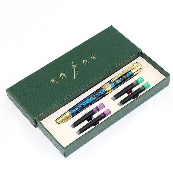 business metal fountain pen, advanced classic ink pen with gold clip, iridium medium nib 0.5mm gift pens for office writing
business metal fountain pen, advanced classic ink pen with gold clip, iridium medium nib 0.5mm gift pens for office writing