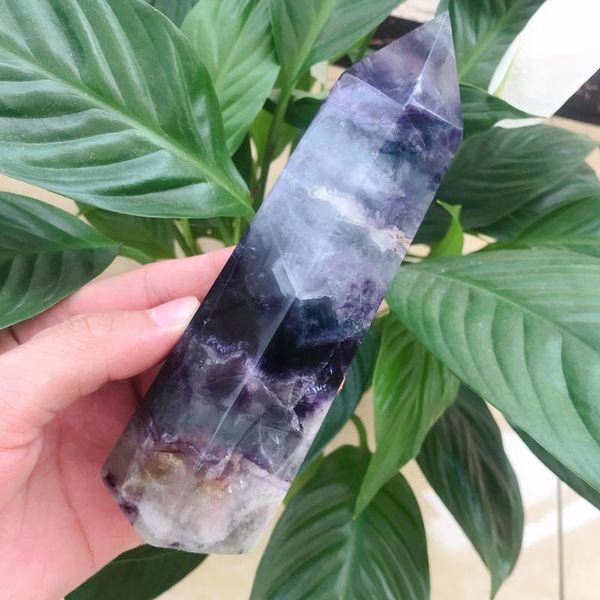 decorative objects & figurines 1pc natural fluorite crystals color stripe quartz crystal stone point repair hexagonal rod healing
decorative objects & figurines 1pc natural fluorite crystals color stripe quartz crystal stone point repair hexagonal rod healing