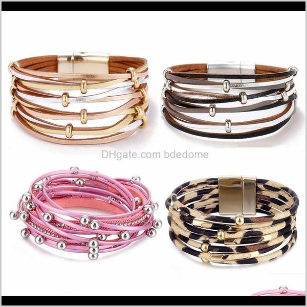 drop delivery 2021 leopard leather for women fashion beads multilayer wrap bracelet female charm crystal bracelets boho jewelry gift 0kjfi, Golden;silver
drop delivery 2021 leopard leather for women fashion beads multilayer wrap bracelet female charm crystal bracelets boho jewelry gift 0kjfi, Golden;silver
