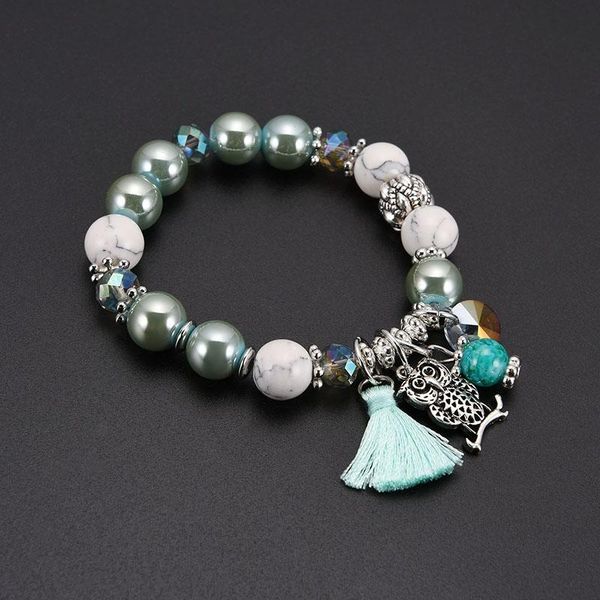 link, chain 2021 fashion bohemian multilayer imitation bead bracelet crystal beads bangle tassel elastic bracelets bangles set women gifts, Black
link, chain 2021 fashion bohemian multilayer imitation bead bracelet crystal beads bangle tassel elastic bracelets bangles set women gifts, Black