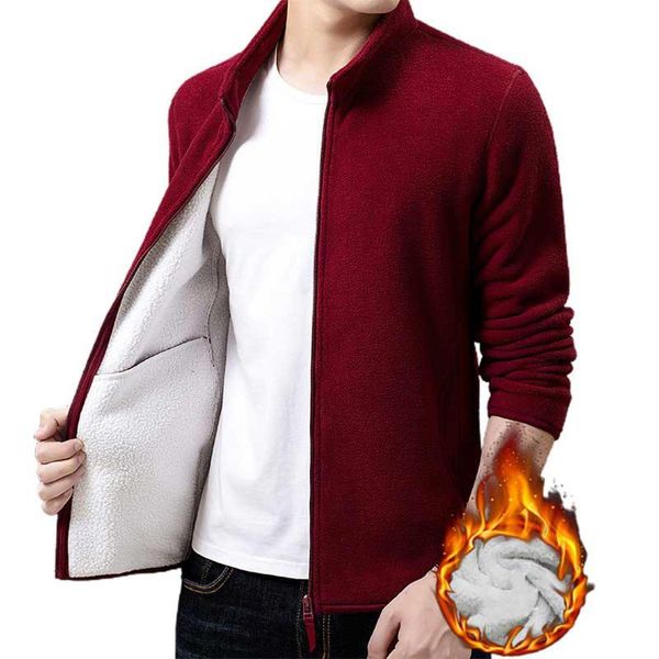 men's jackets plus size warm coats m-4xl men autumn winter stand collar long sleeve coat plush zip jacket outerwear mens clothing, Black;brown
men's jackets plus size warm coats m-4xl men autumn winter stand collar long sleeve coat plush zip jacket outerwear mens clothing, Black;brown