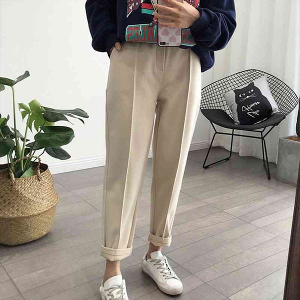 plus size wool pants female autumn high waist loose trousers capris good fabric winter thicken women pencil pants, Black;white
plus size wool pants female autumn high waist loose trousers capris good fabric winter thicken women pencil pants, Black;white