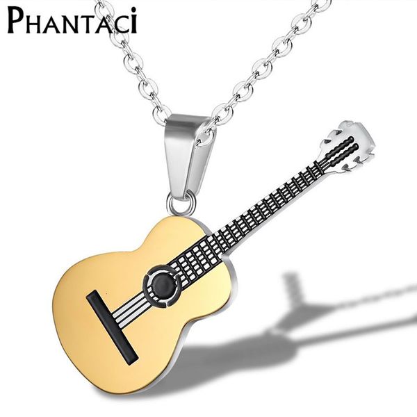 necklaces pendants no fade guitar shape 316l stainless steel men or women jewelry hiphop rock slide music element chains necklace pendant, Silver
necklaces pendants no fade guitar shape 316l stainless steel men or women jewelry hiphop rock slide music element chains necklace pendant, Silver
