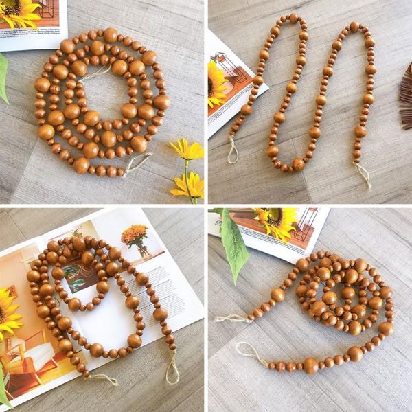 wood bead garland home decoration tassels farmhouse beads country decor wall hanging ornament decorative objects & figurines
wood bead garland home decoration tassels farmhouse beads country decor wall hanging ornament decorative objects & figurines