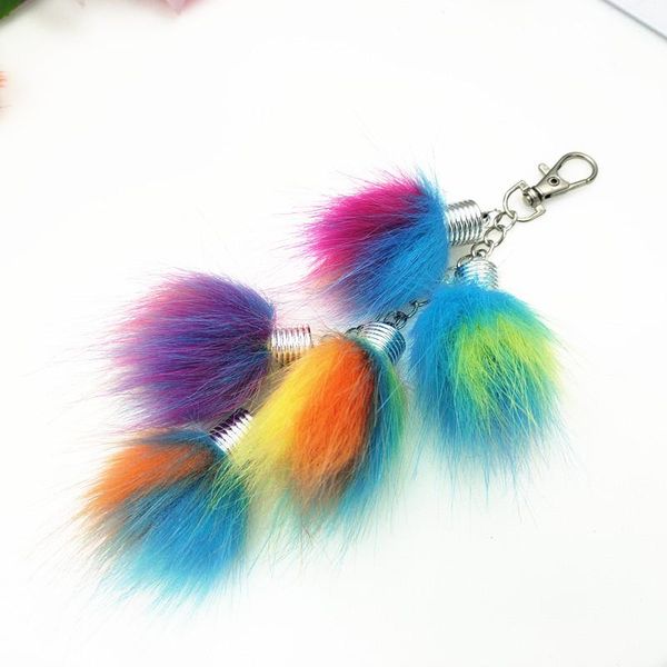 keychains 12pcs/lot fake fur key chains grapes bunch design pompons keychain car ring bag chain personality hang long pompon, Silver
keychains 12pcs/lot fake fur key chains grapes bunch design pompons keychain car ring bag chain personality hang long pompon, Silver