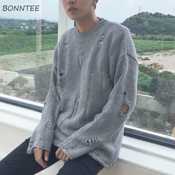 men's sweaters pullovers men hole fashion high street hip-hop solid color loose students handsome males jumpers knitwear korean bf, White;black
men's sweaters pullovers men hole fashion high street hip-hop solid color loose students handsome males jumpers knitwear korean bf, White;black