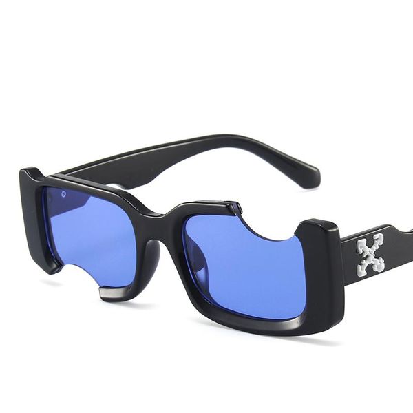 sunglasses personality frame women's notch square small face men's trend street s sun glasses, White;black
sunglasses personality frame women's notch square small face men's trend street s sun glasses, White;black
