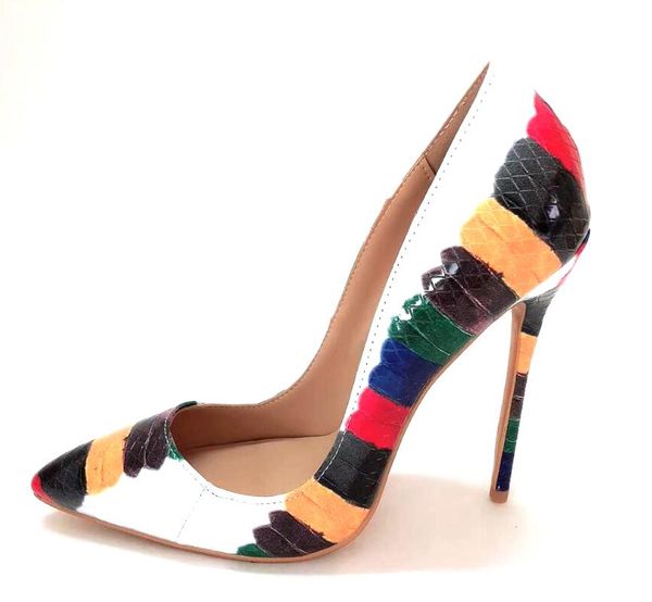 dress shoes fashion national wind colorful color matching pointed toe high heel graffiti leather 12cm woman, Black
dress shoes fashion national wind colorful color matching pointed toe high heel graffiti leather 12cm woman, Black