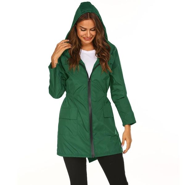 women's trench coats lightweight raincoat waterproof jacket hooded outdoor hiking long rain jackets active rainwear women, Tan;black
women's trench coats lightweight raincoat waterproof jacket hooded outdoor hiking long rain jackets active rainwear women, Tan;black