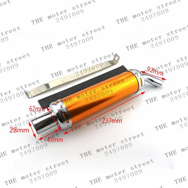 motorcycle exhaust system gold muffler fit for apollo chinese dirt bike pit match 28mm pipe connection 110-125cc
motorcycle exhaust system gold muffler fit for apollo chinese dirt bike pit match 28mm pipe connection 110-125cc