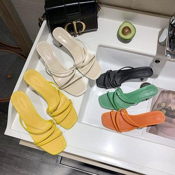 sandals summer women slippers high heel shoes for peep toe heels party wedding mules woman casual square, Black
sandals summer women slippers high heel shoes for peep toe heels party wedding mules woman casual square, Black