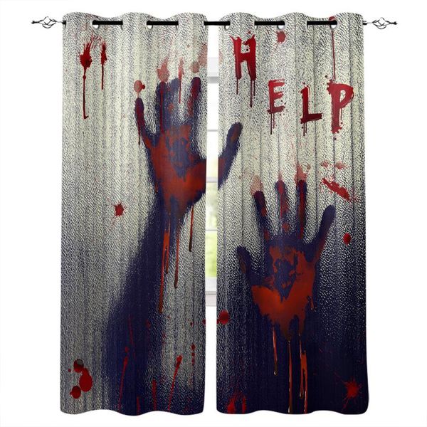 curtain & drapes multi-size halloween help blood handprint pattern window curtains polyester fabric living room home decor
curtain & drapes multi-size halloween help blood handprint pattern window curtains polyester fabric living room home decor