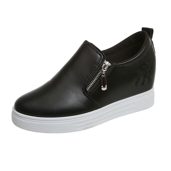 casual shoes woman sneakers women shoes slip on zipper breath leather flat platform shoes loafers increase ladies a3t68, Black
casual shoes woman sneakers women shoes slip on zipper breath leather flat platform shoes loafers increase ladies a3t68, Black