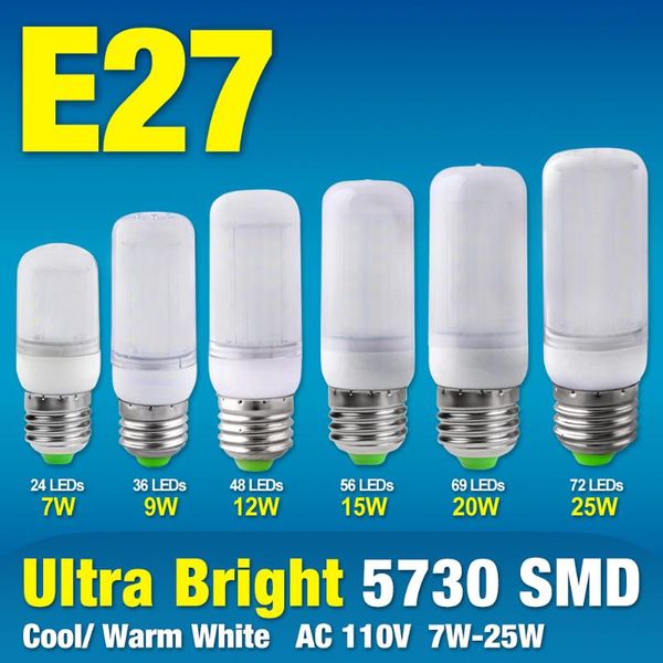bulbs 10pcs/lot led e27 corn bulb 110v ampoule lampada lamp candle light 5730 smd 24 36 48 56 69 72leds bombillas
bulbs 10pcs/lot led e27 corn bulb 110v ampoule lampada lamp candle light 5730 smd 24 36 48 56 69 72leds bombillas