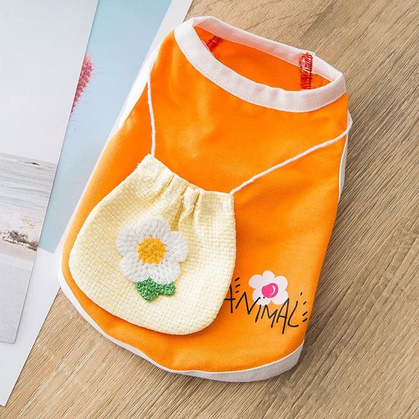 pet vest spring and summer thin breathable small cartoon cat clothes costumes
