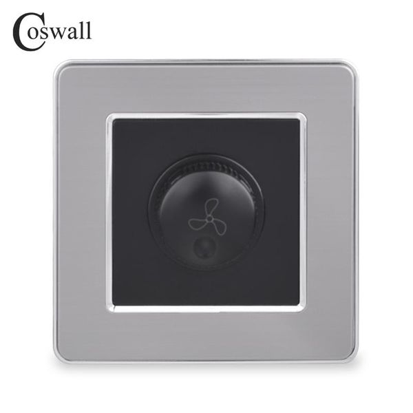 smart home control coswall wall switch fan controller regulator stainless steel panel 16a 15~300w
smart home control coswall wall switch fan controller regulator stainless steel panel 16a 15~300w