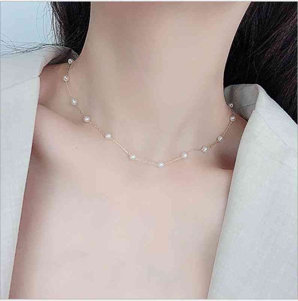 pearl simple electrograph temperament chain necklace love shiny cute daisy female poison high jewels, Silver
pearl simple electrograph temperament chain necklace love shiny cute daisy female poison high jewels, Silver