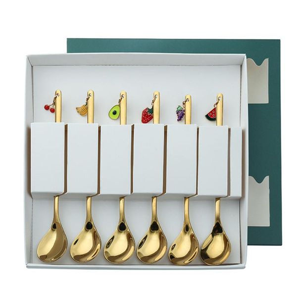 dinnerware sets 6-piece set 304 stainless steel cutlery coffee spoon dessert spoons gift box kitchen utensils full tableware of plates
dinnerware sets 6-piece set 304 stainless steel cutlery coffee spoon dessert spoons gift box kitchen utensils full tableware of plates