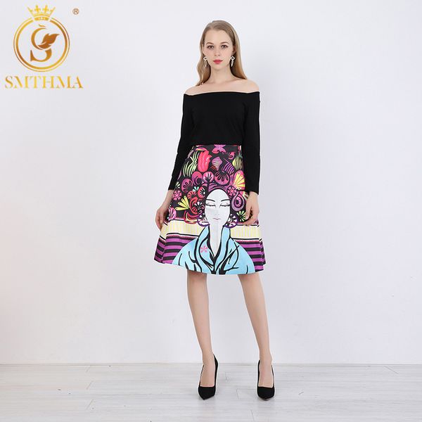 autumn and winter women 2 pieces set black long sleeve t shirt + print cartoon skirt sets two outfits high waist skirts 210520, White
autumn and winter women 2 pieces set black long sleeve t shirt + print cartoon skirt sets two outfits high waist skirts 210520, White